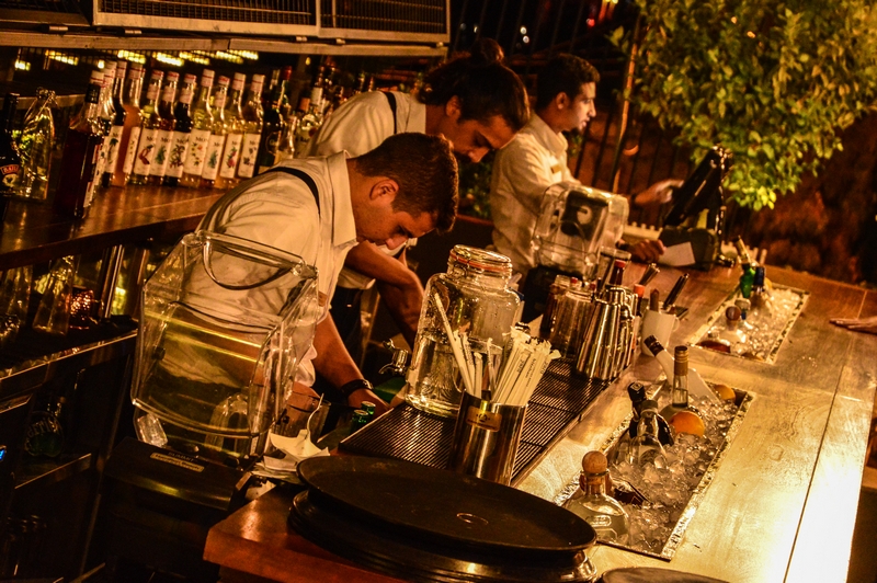 Kitchen Yard on Saturday Night